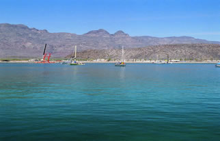 Panorama of San Ignacio oasis